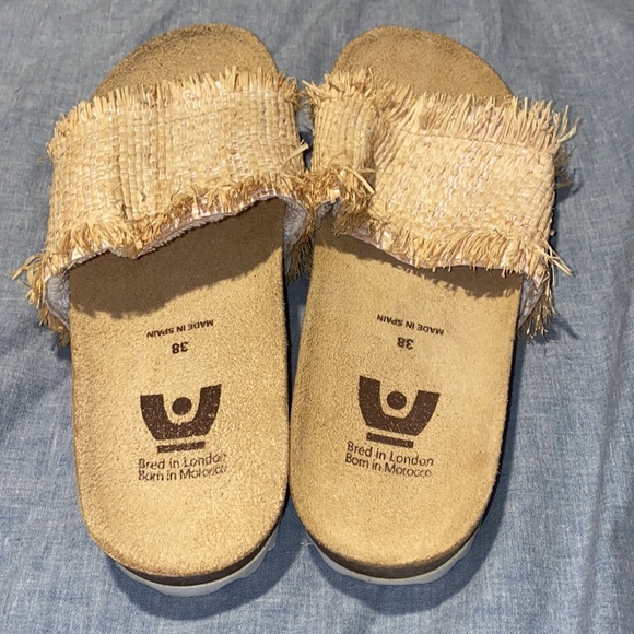 En Shallah Raffia Cork Slide 38 BNNB - Picture 3 of 13